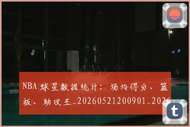 NBA 球星数据统计：场均得分、篮板、助攻王_20260521200901_20260606165545